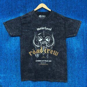 Motörhead “Roadcrew American Pale Ale” Mineral Wash Graphic T-Shirt Size Medium